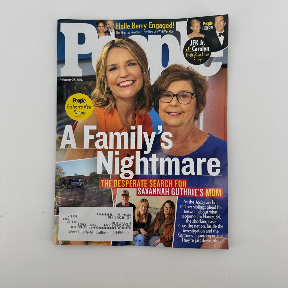 People Magazine February 23 2026 Savannah Guthrie Margot Robbie David Archuleta